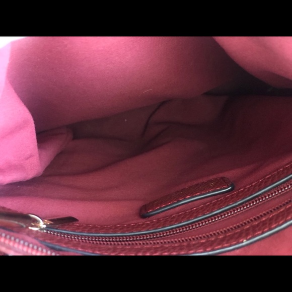 Simons Maroon BackPack with Gold Detailing - Picture 7 of 8